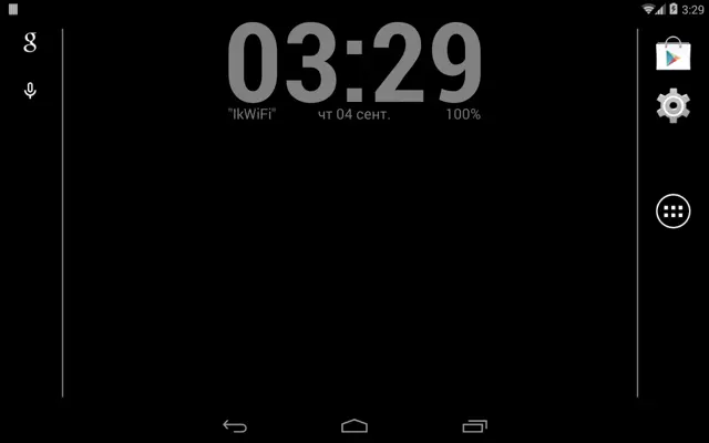 Simple Clock Wallpaper android App screenshot 0