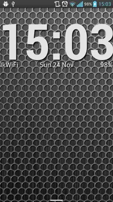 Simple Clock Wallpaper android App screenshot 4